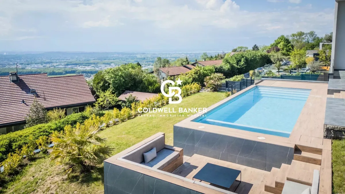 Luxury Contemporary Villa with Panoramic Views over Geneva — 2