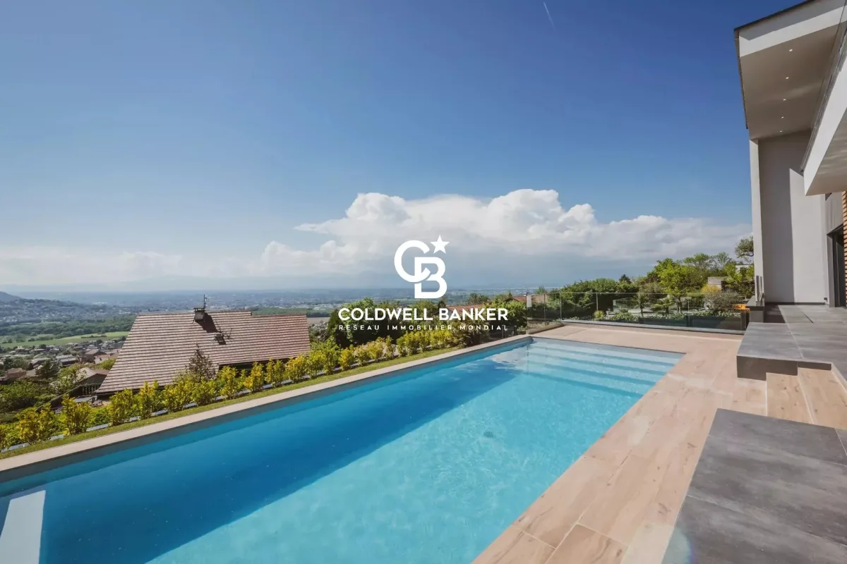 Luxury Contemporary Villa with Panoramic Views over Geneva — 5