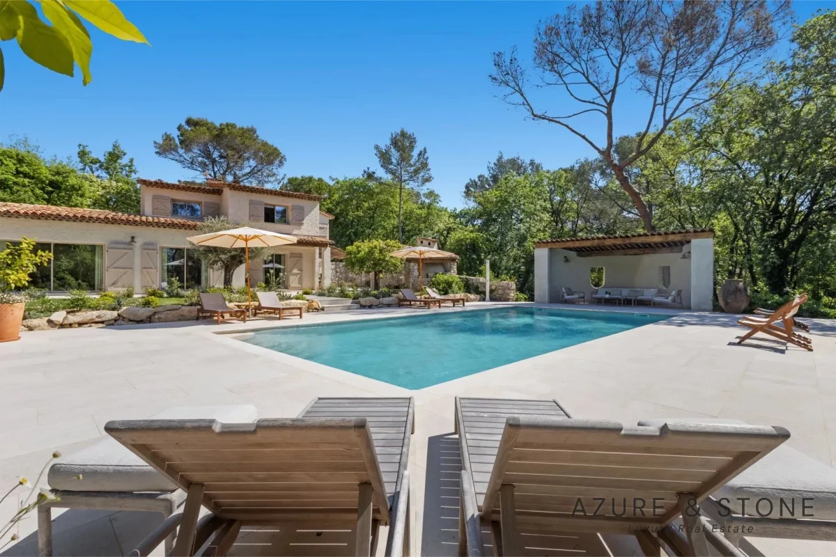 Exceptional Renovated Villa with Pool in Roquefort-les-Pins — 3