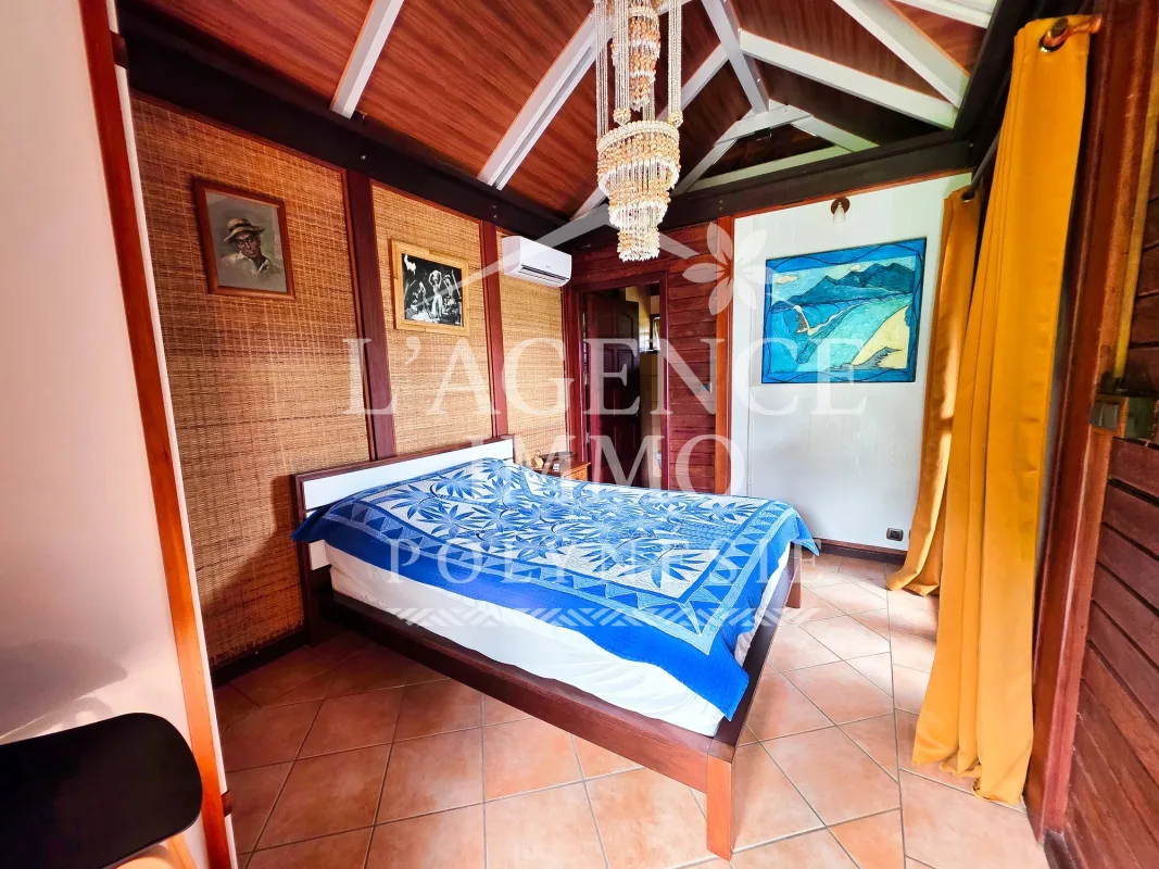 Villa tropicale avec accès mer et plage à Moorea