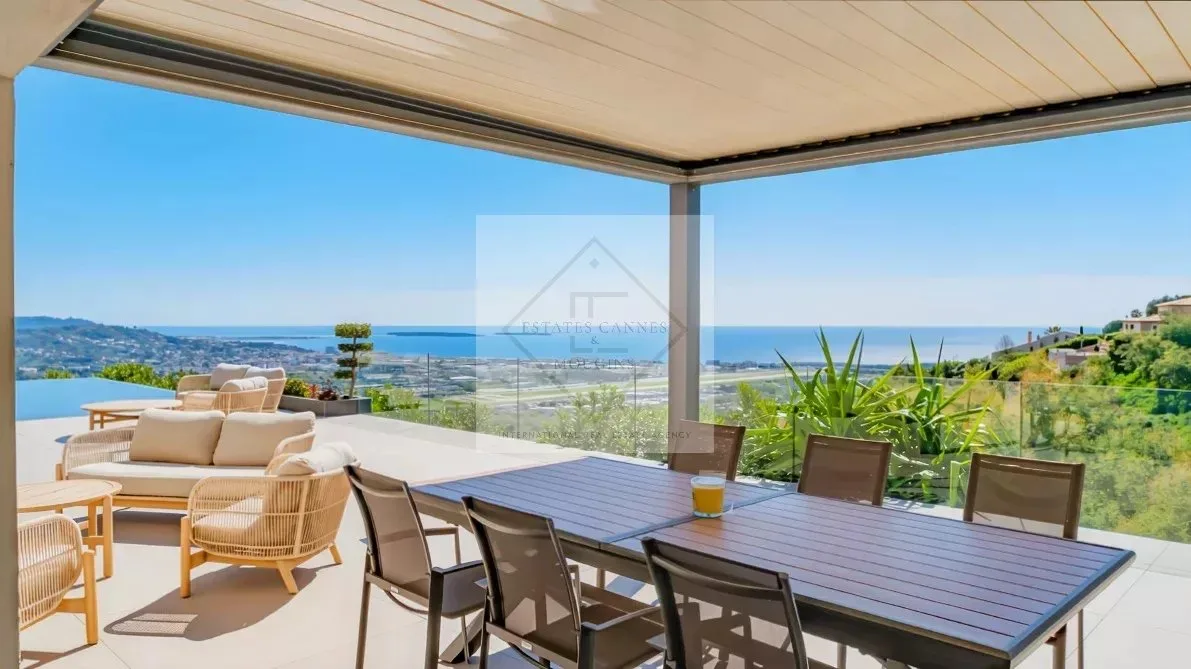 Prestigious Contemporary Villa with Panoramic Sea Views in Mandelieu — 4