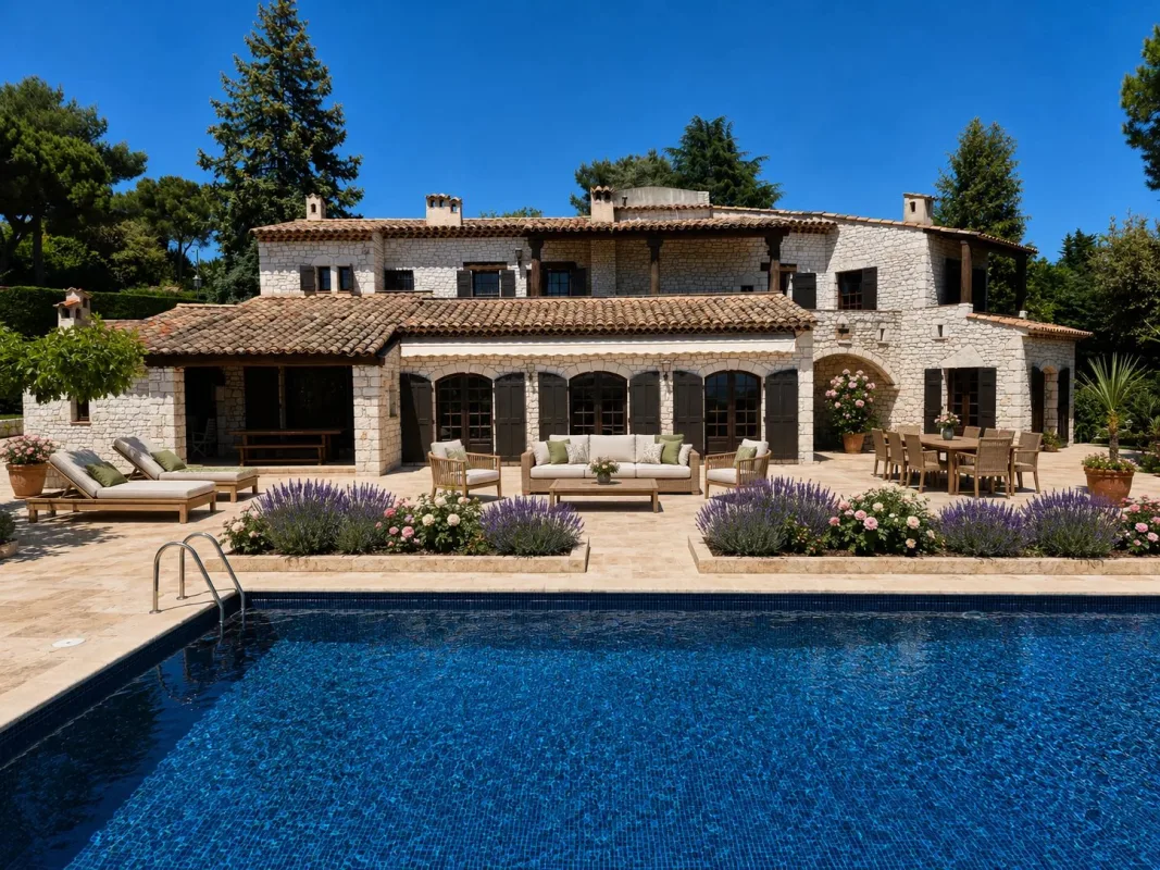 Prestige Villa with Panoramic Sea Views in Saint-Paul-de-Vence — 1