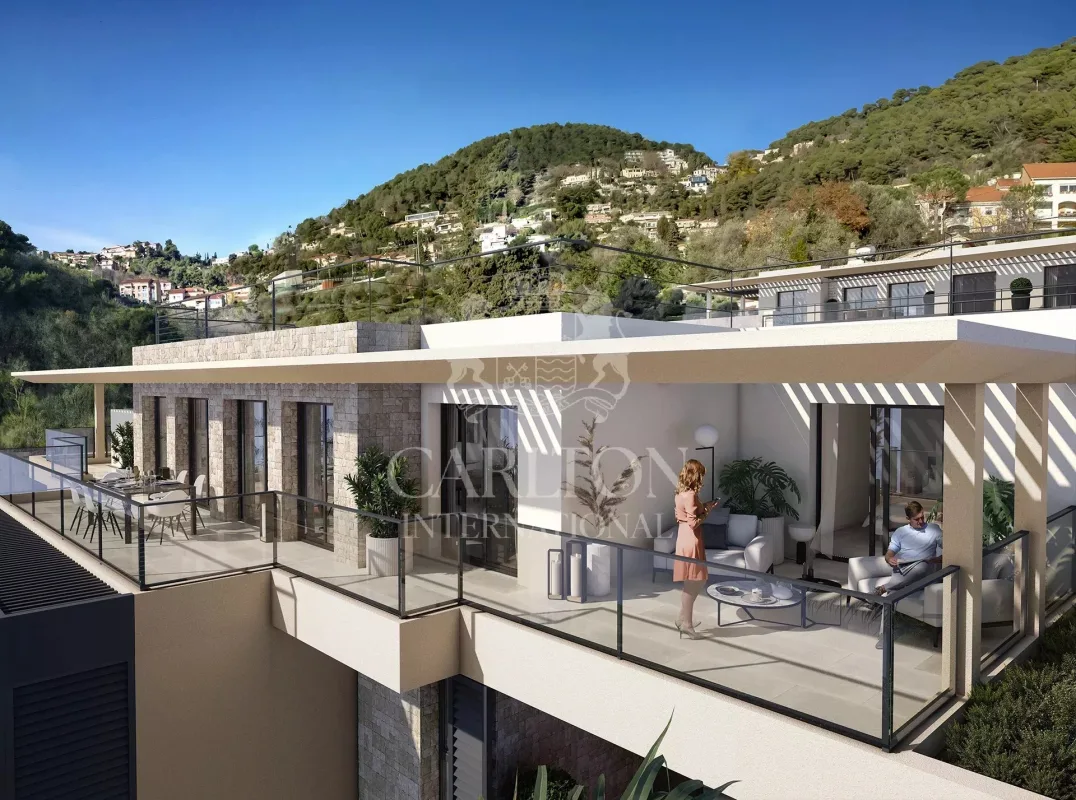 Prestigious Penthouse with Private Lap Pool and Panoramic Sea Views in Èze — 4