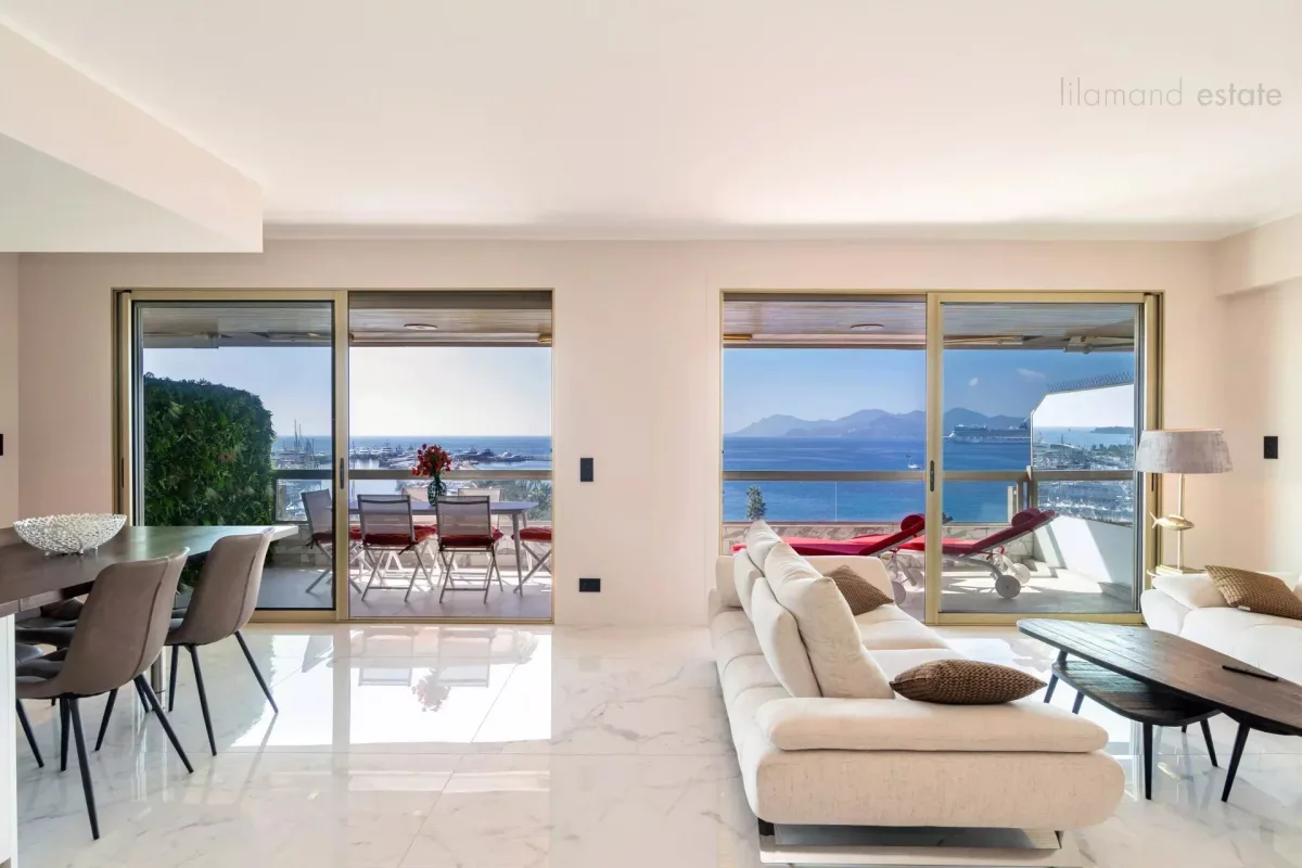 Cannes – Croisette – Prestigious Apartment with Panoramic Sea Views — 3