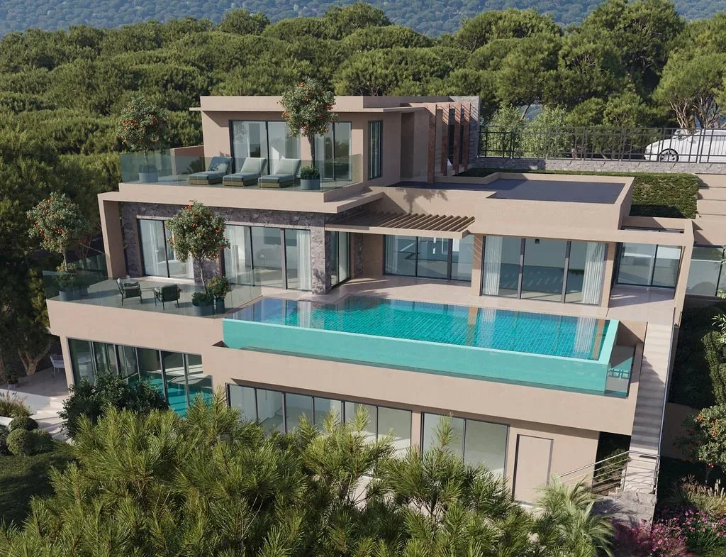 Prestigious Contemporary Villa with Panoramic Sea Views in Théoule-sur-Mer — 1