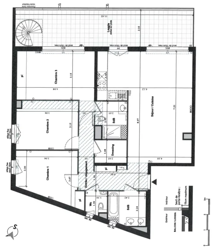 4-Bedroom Apartment with Sea View and Rooftop Solarium in Èze — 2