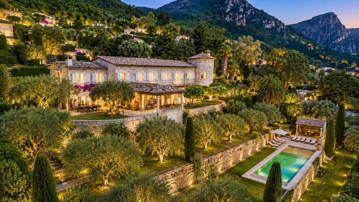 Prestigious Property with Panoramic Mediterranean Sea Views in Vence — 1
