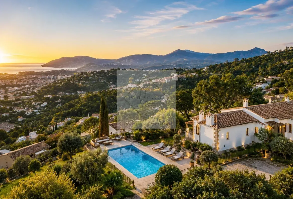 Prestigious Villa with Panoramic Sea Views in Mandelieu-la-Napoule — 2