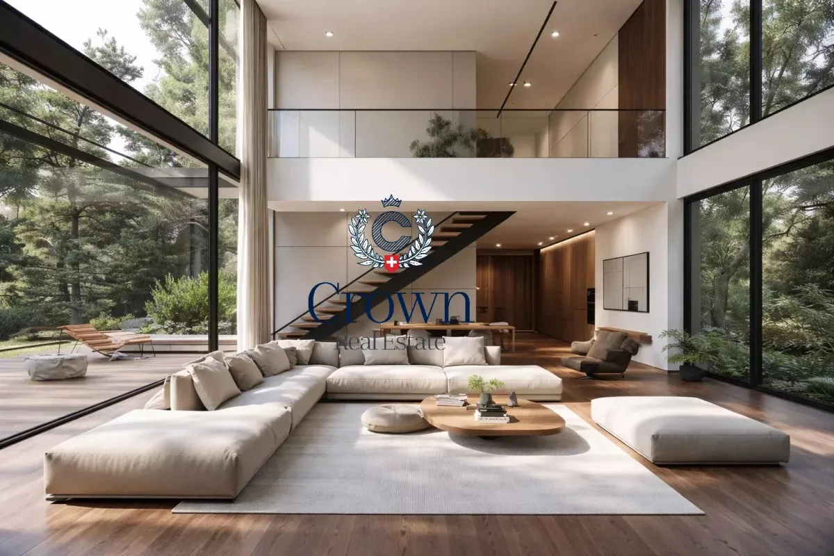 Prestigious Contemporary House with Terrace in Cologny