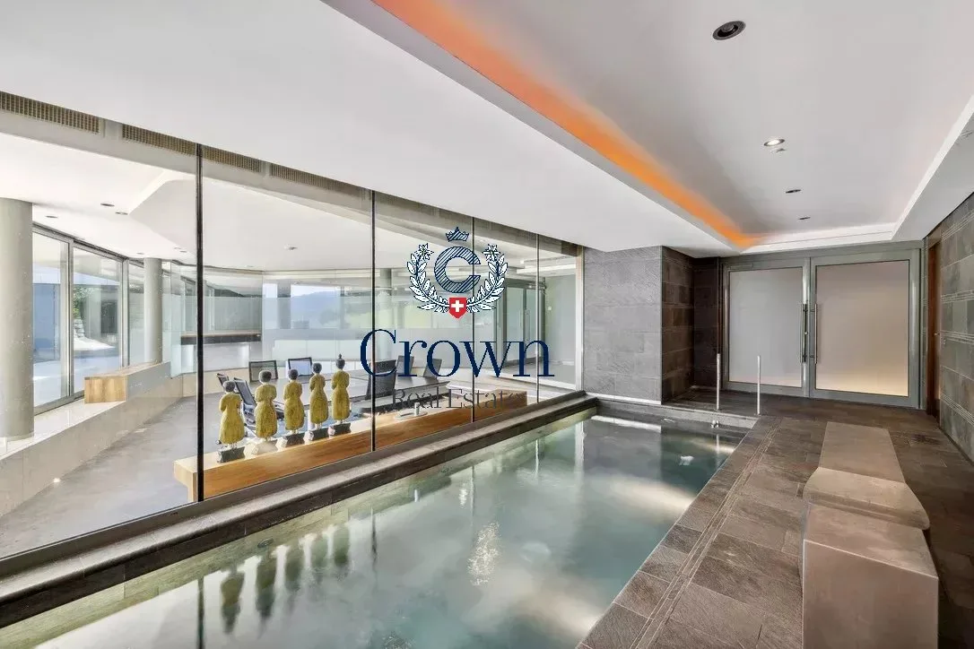 Prestigious Lakefront Estate with Panoramic Lake Geneva Views in Genthod — 3