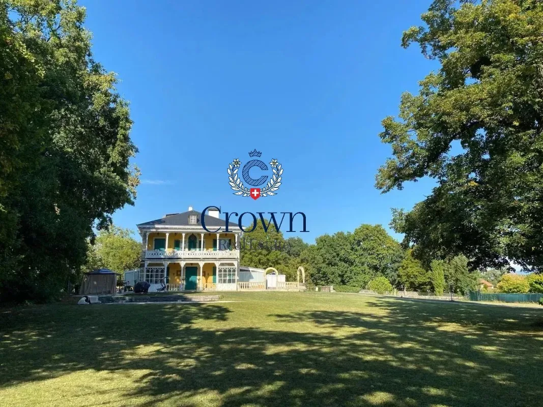 Prestigious Estate with Private Park, Pool & Tennis in Genthod — 1