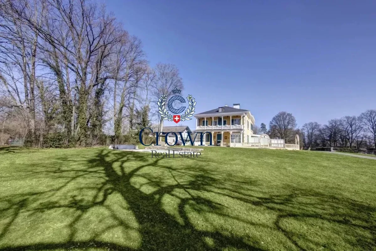 Prestigious Estate with Private Park, Pool & Tennis in Genthod — 2