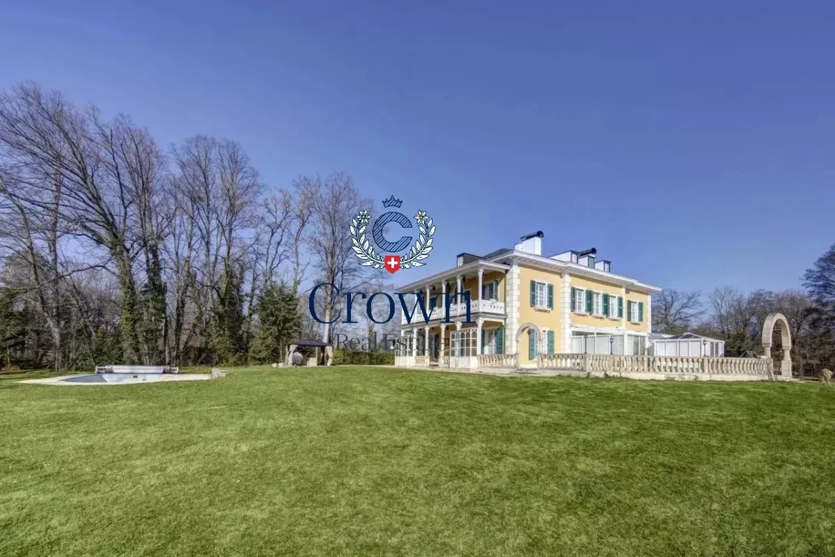 Prestigious Estate with Private Park, Pool & Tennis in Genthod — 3