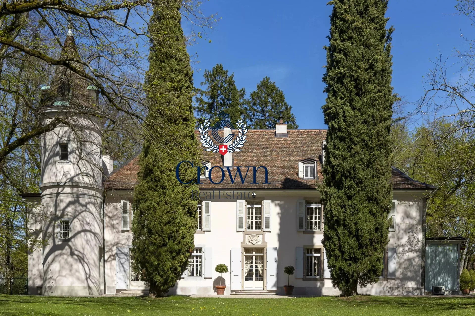 Prestigious Château Estate in Collex, Geneva Countryside — 1