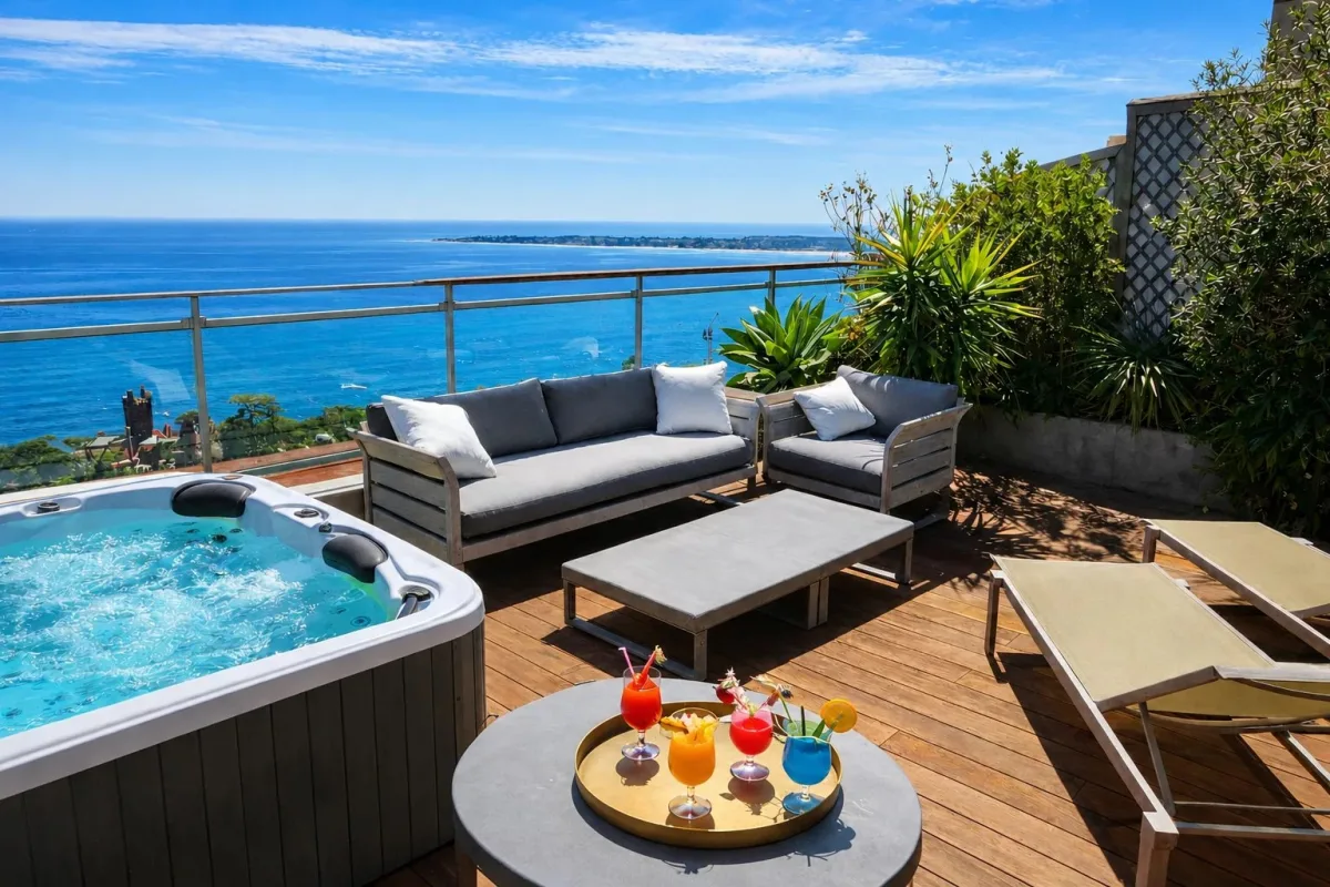 Title: Prestigious Duplex with Panoramic Sea Views in Cannes Californie — 1