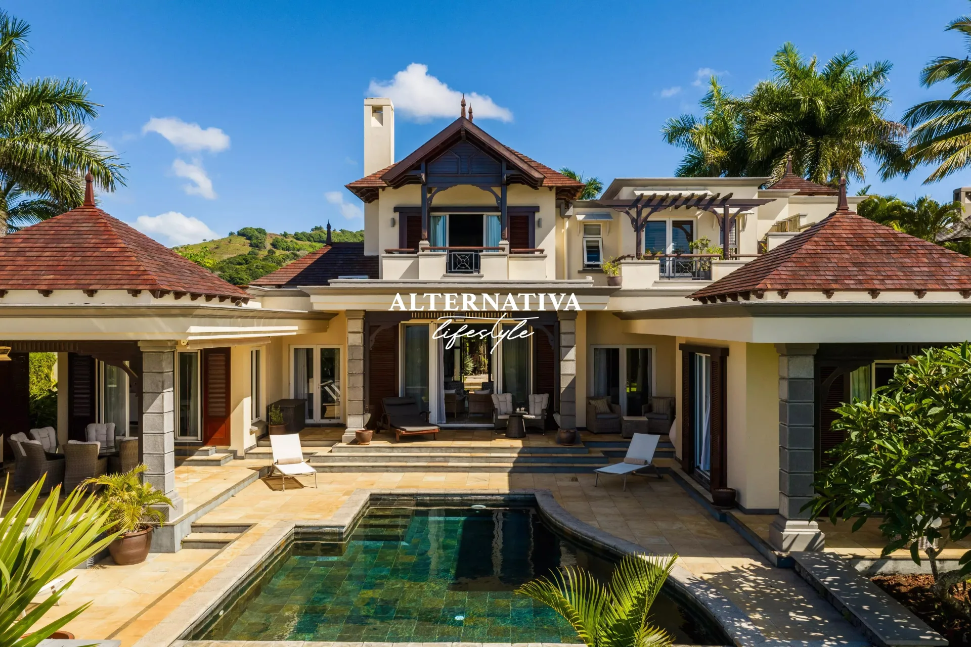 Prestigious Villa for Sale in Bel Ombre, Mauritius – Villa 79 — 1