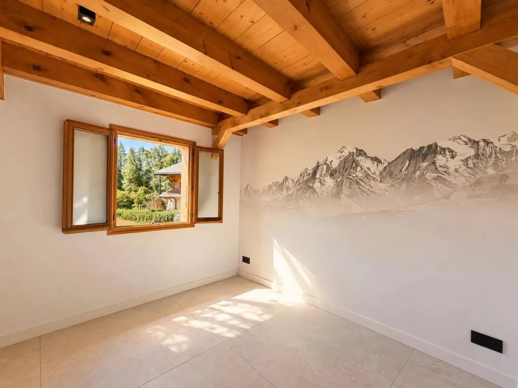 Prestigious Renovated Chalet with Mont Blanc Views in Megève — 5