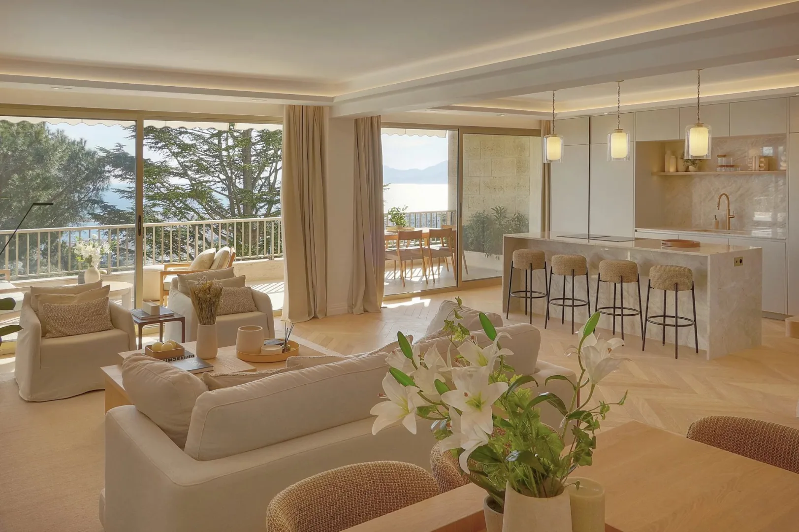 Prestige Apartment with Sea Views in Cannes Californie — 5