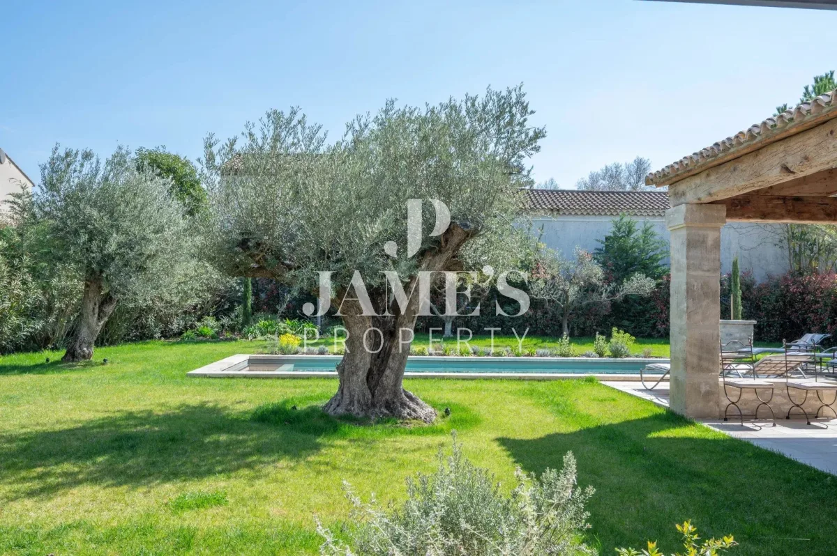 New stone house with swimming pool in Saint Rémy de Provence — 3
