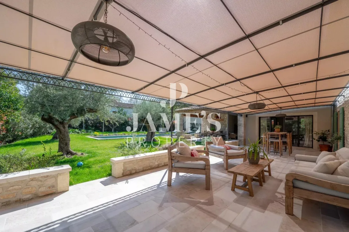 New stone house with swimming pool in Saint Rémy de Provence — 5