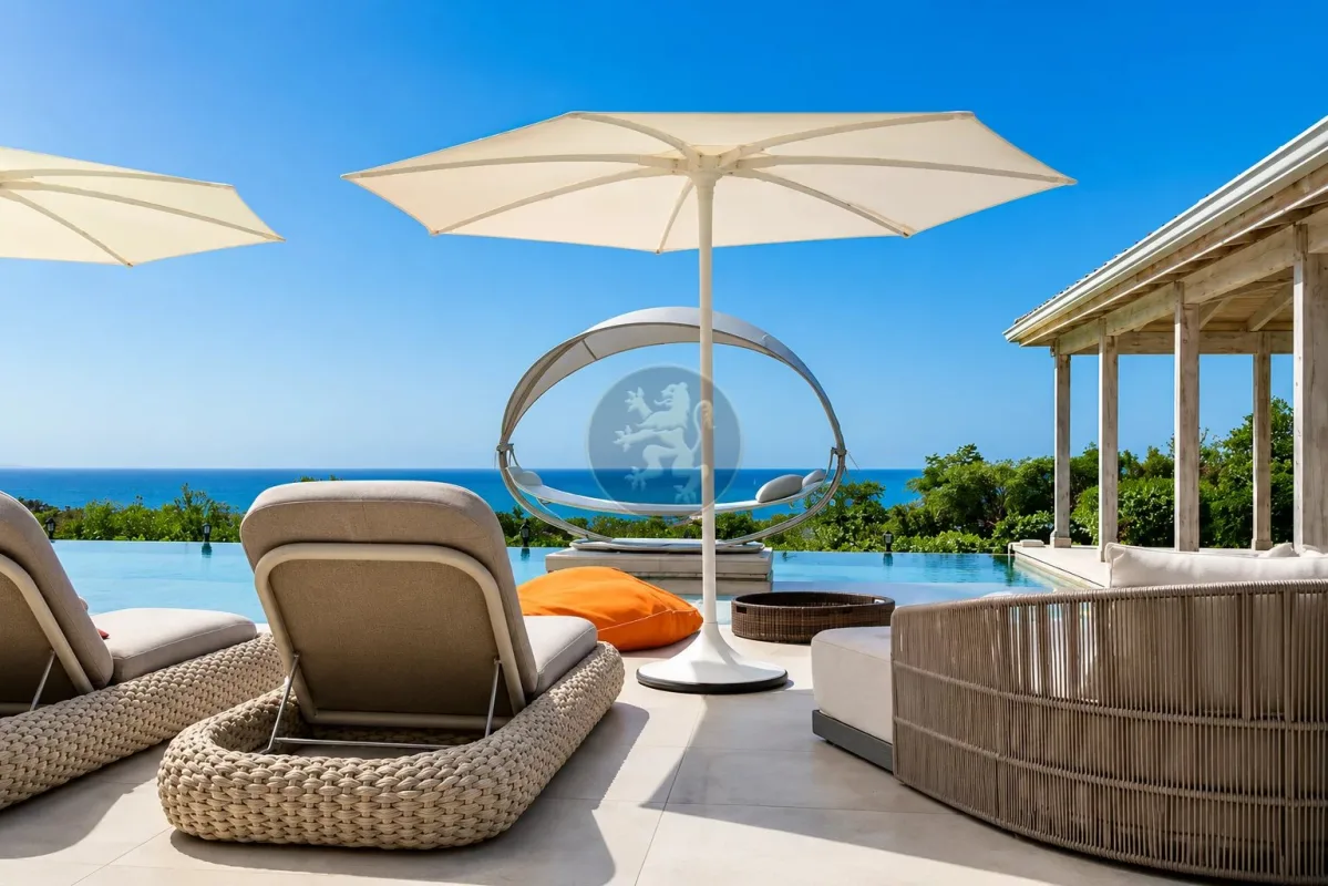 Luxury Villa in Terres-Basses with Panoramic Ocean Views — 4